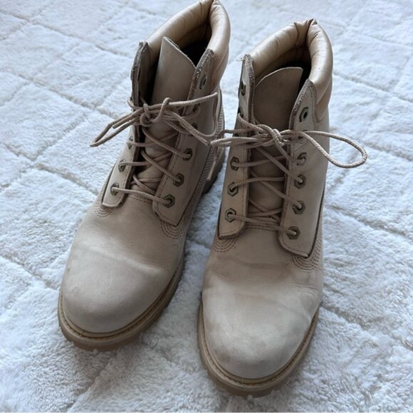 Timberland | Women's Tan Linden Woods 6-inch Waterproof Boot | Size 10 - Picture 6 of 7